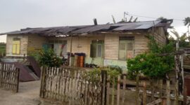 BPBD Kabupaten Aceh Timur mencatat sebanyak 14 rumah warga setempat rusak. (Dok. BNPB)