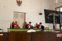 Sidang gugatan PT OSS Al Masarat Internasional CO asal Arab Saudi terhadap PT Zarinda di PN Makassar. (Dok. Kuasa Hukum OSS Al Masarat Internasional CO, Yoyo Arifardhani)