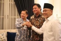 Tri parti (PAN, PPP, Golkar) telah berkoalisi dalam Koalisi Indonesia Bersatu (KIB). (Instagram.com/@golkar.indonesia)