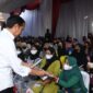 Jokowi Hadiri Puncak Peringatan Hari Keluarga Nasional 2022. (Dok. Sekretariat Presiden/Kris )
