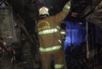 Kebakaran di Sunter Jaya. (Instagram.com/@humasjakfire)
