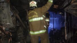 Kebakaran di Sunter Jaya. (Instagram.com/@humasjakfire)
