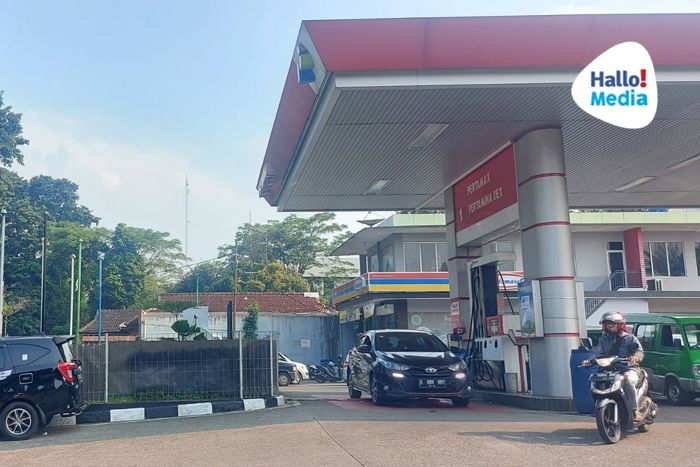 Polda Riau yang berhasil meringkus pelaku penimbun solar subsidi. (Dok. Hallo Media/Banny Rachman)