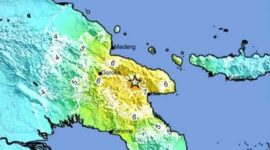 Gempa guncang Papua Nugini. (Dok. BMKG)