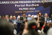 Partai NasDem mendeklarasikan Anies Baswedan sebagai Calon Presiden (Capres) Tahun 2024. (Instagram.com/@aniesbaswedan)
