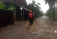 Dua Kelurahan di Banyuwangi Terendam Banjir. (Dok. BNPB Indonesia) 

