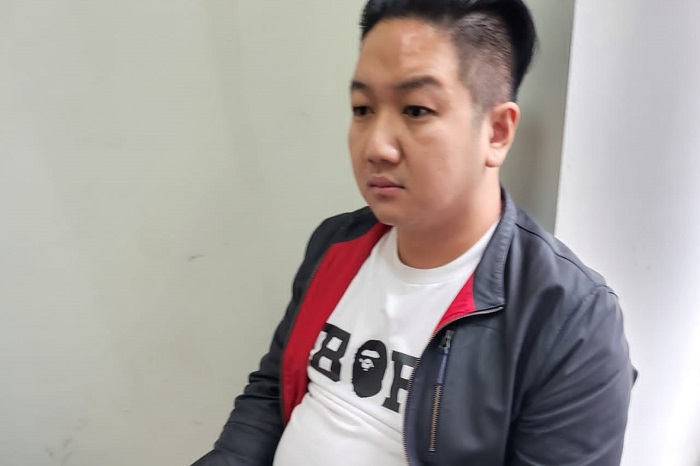 Pengusaha Semarang Agus Hartono mengalami lebam di wajahnya. (Dok. Istimewa)