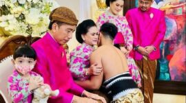 Pernikahan Kaesang-Erina Ajang Membumikan Adat Nusantara. (Instagram.com/@jokowi) 
