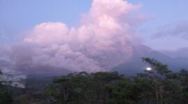 Awan Panas Guguran (APG) Semeru. (Dok. BNPB)

