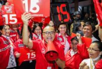 Tren elektabilitas Partai Solidaritas Indonesia (PSI) terus naik mencapai 5,5 persen. (Instagram.com/@psi_id) 
