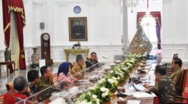 Presiden Joko Widodo menerima kedatangan anggota Dewan Pers.  (Dok. Biro Pers Sekretariat Presiden/Rusman ) 
