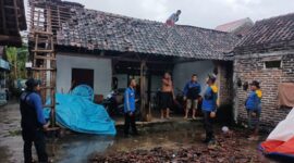 Puluhan Rumah Warga Kabupaten Madiun Rusak. 