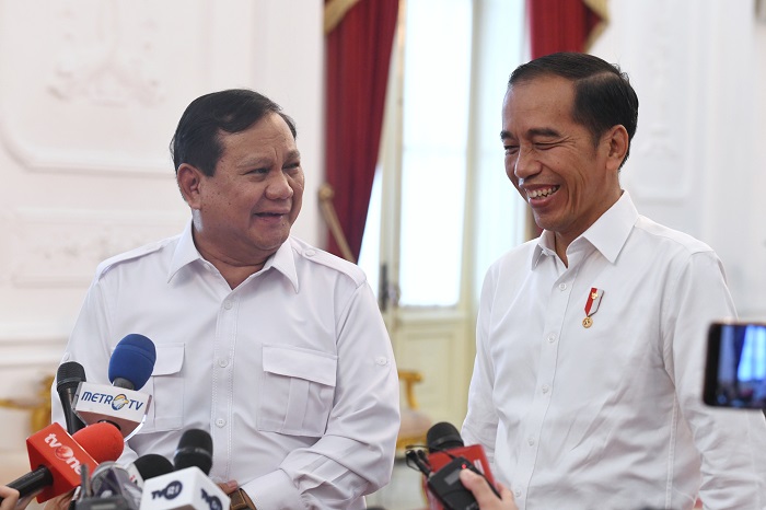 Presiden Joko Widodo Bersama Menteri Pertahanan, Prabowo Subianto. (Dok. Setkab.go.id) 
