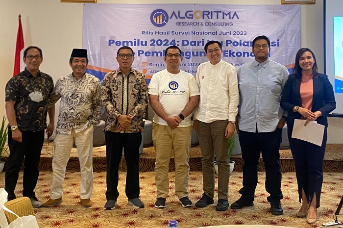 ALGORITMA Research and Consulting merilis Survei Nasional 2023 yang bertajuk 