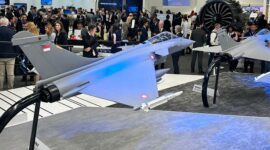 Pameran kedirgantaraan Paris Air Show 2023 di Le Bourget. (Dok. Tim Media Prabowo) 
