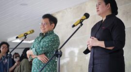 Ketua DPP PDI Perjuangan Puan Maharani bertemu dengan Ketua PKB Muhaimin Iskandar (Cak Imin). (Instagram.com/@cakiminow)