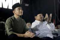 Menteri Pertahanan Prabowo Subianto dengan Wali Kota Surakarta Gibran Rakabuming Raka. (Facbook.com/@Prabowo Subianto )
