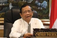 Menteri Koordinator Bidang Politik Hukum dan Keamanan (Menko Polhukam) Mahfud MD. (Instagram.com/@mohmahfudmd) 
