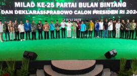 Perayaan Milad ke-25 PBB yang digelar di ICE BSD, Tangerang, Minggu, 30 Juli 2023. (Dok. Tim Media Prabowo) 
