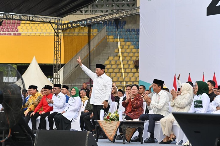Ketua Umum Partai Gerindra Prabowo Subianto Hadiri Harlah ke - 25 PKB. (Dok. Tim Media Prabowo Subianto) 
