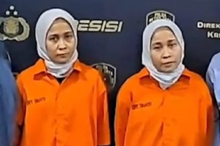Tangkapan layar, 'Si Kembar' Rihana dan Rihani. (Instagram.com/pmjnews)
