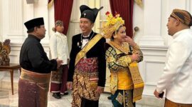 Menteri Pertahanan (Menhan) Prabowo Subianto menghadiri Proklamasi Kemerdekaan RI ke 78 tahun ini di Istana Negara, Kamis, 17 Agustus 2023. (Instagram.com/@prabowo)
