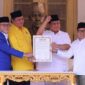 Ketua Umum Partai Gerindra Prabowo Subianto bersama Ketuam Umum Partai Golkar Airlangga Hartarto, Ketua Umum ZUlkifli Hasan dan Ketua Umum PKB Muhaimin Iskandar. (Facbook.com/@Prabowo Subianto)
