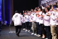 Calon Presiden Prabowo Subianto menghadiri deklarasi Penerus Negeri di Djakarta Theater XXI. (Instagram.com/@prabowo)