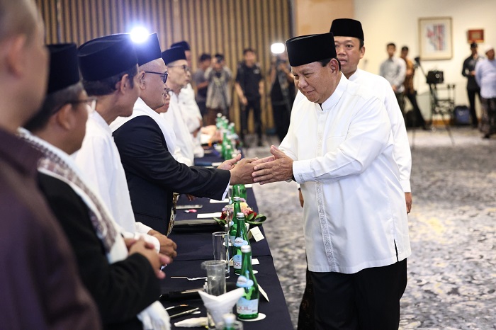 acara silaturahmi bersama ulama se-Jawa Tengah di Aryaduta Menteng. (Dok. Tim Media Prabowo Subianto )


