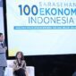 Calon presiden dari Koalisi Indonesia Maju, Prabowo Subianto dalam acara dalam 'Sarasehan 100 Ekonom Indonesia 2023' yang digagas INDEF di Menara Bank Mega, Jakarta Selatan. (Dok. Tim Media Prabowo Subianto)
