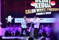 Acara Debat Calon Wakil Presiden yang digelar oleh KPU RI di JCC Senayan, Jakarta. (dok. Tim Media Prabowo-Gibran)

