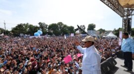 Deklarasi dukungan 'Sahabat Bang Ara' untuk kemenangan Prabowo-Gibran di Majalengka, Jawa Barat, Minggu (21/1/2025). (Dok. TKN Prabowo - Gibran) 