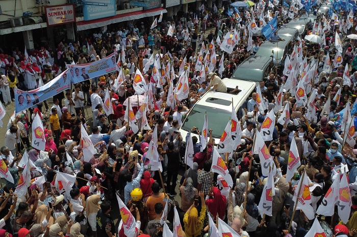 Calon Presiden nomor urut 2, Prabowo Subianto berkampanye di Batam. (Dok. TKN Prabowo - Gibran)
