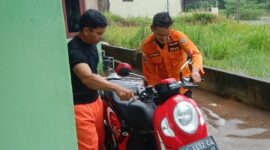 Banjir dengan ketinggian antara 20 hingga 30 cm terjadi di Kota Pangkalpinang, Provinsi Bangka Belitung. (Dok. BNPB)