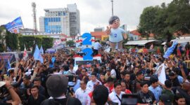 Pasangan Capres Cawapres nomor urut 2 Prabowo Subianto dan Gibran Rakabuming Raka di Kota Semarang, Jawa Tengah. (Dok. TKN Prabowo Gibran)