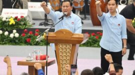 Calon Presiden Prabowo Subianto bersama Calon Wakil Presiden Gibrang Rakbuming Raka. (Instagram.com/@prabowo)