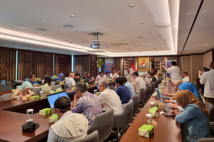 Focus Group Discussion (FGD) Pelatihan Vokasi Infrastruktur KADIN Indonesia dan BNSP di Menara KADIN, Jakarta (7/3/24). (doc.Ist)
