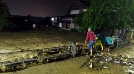 Kondisi Banjir di Kota Palopo. (Dok. BPBD Kota Palopo)