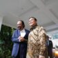 Di kediamannya, Ketua Umum Partai Gerindra sekaligus presiden terpilih Prabowo Subianto menerima kunjungan Ketua Umum Partai NasDem Surya Paloh, pada Kamis (25/4/2024) sore. (Dok. Tim Media Prabowo Subianto)