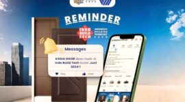 KODAI DOOR sebuah inovasi terdepan dari PT Graha Sentra Artha, kembali hadir di ajang bergengsi Indo Build Tech 2024 di Hall 5 Booth 5-B-7 berlangsung dari tanggal 12 hingga 16 Juni 2024 di ICE BSD. (10/6/24)