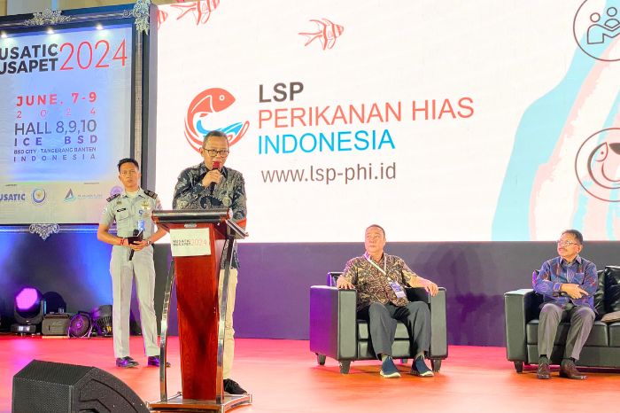LSP PHI Bersinergi Dorong SDM Ikan Hias Berkompeten pada acara pameran ikan hias dan binatang peliharaan “NUSATIC X NUSAPET 2024, Tangerang (7/06/2024). 