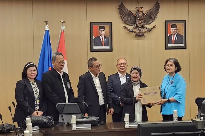 Foto : Pejabat KBRI Tokyo menyampaikan dukungan penuh untuk kerja sama antara Indonesia dan Jepang dalam hal sertifikasi kompetensi tenaga kerja, disaksikan oleh perwakilan BNSP dan Kemnaker, Jepang (9/7/24)