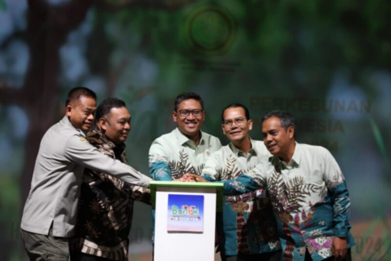 Wakil Menteri Pertanian (Wamentan) Sudaryono dalam acara Perkebunan Indonesia Expo (Bunex) 2024. (Dok. Kementerian Pertanian)