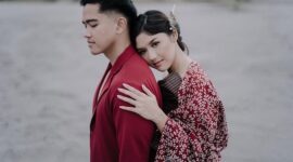 Ketua Umum Partai Solidaritas Indonesia (PSI), Kaesang Pangarep bersama Istri, Erina Gudono. (Instagram.com @
kaesangp)