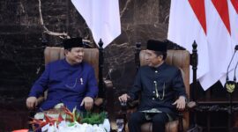 Pidato perdana Presiden RI, Prabowo Subianto. (Dok. Tim Media Prabowo)