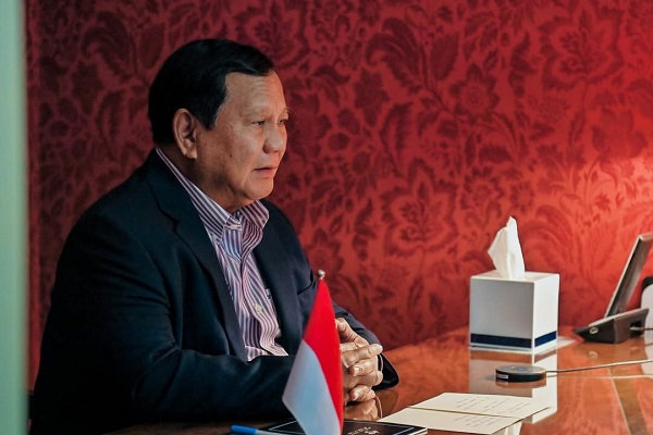 Presiden Prabowo Subianto memimpin rapat terbatas secara virtual. (Dok. Tim Media Prabowo)